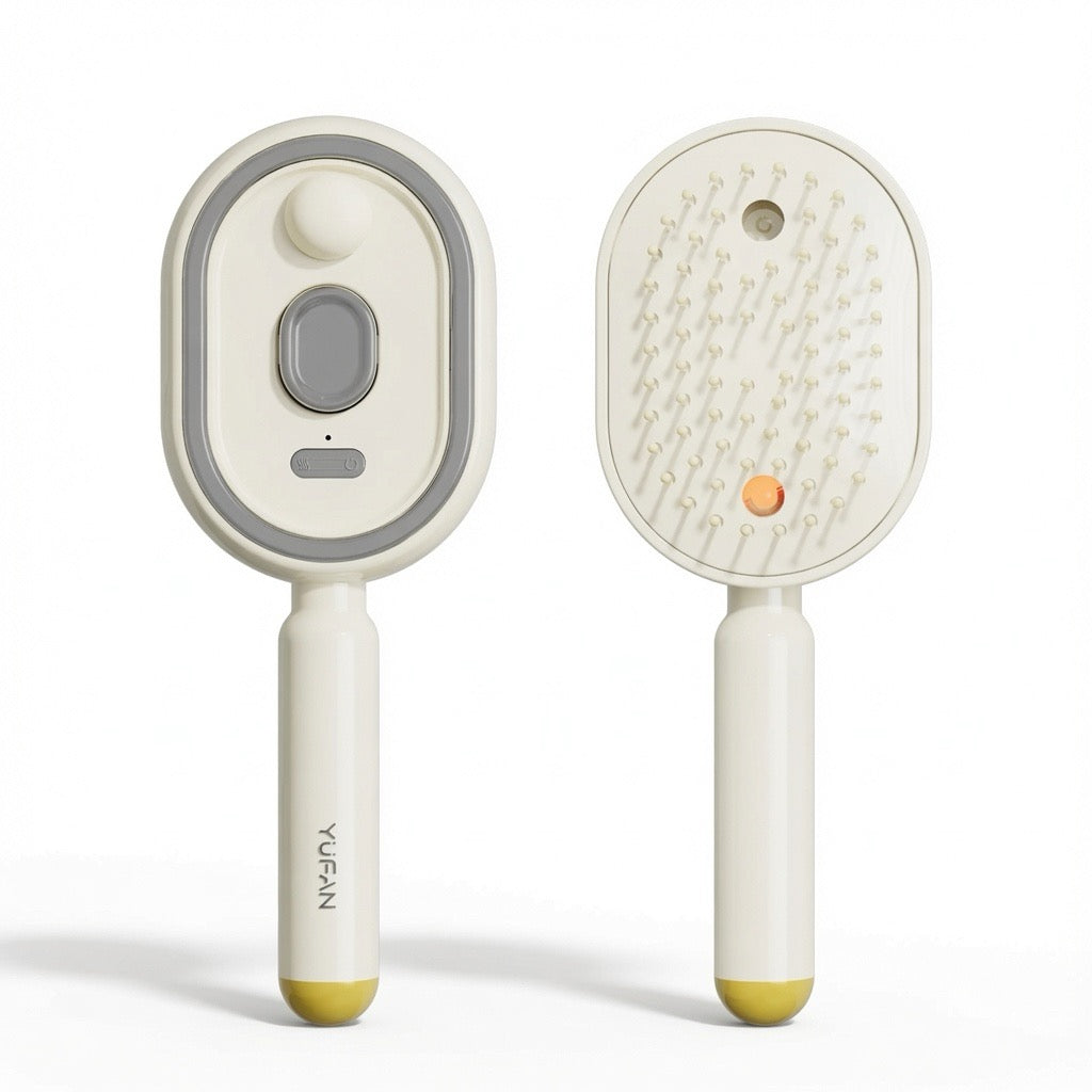 Brosse avec diffuseur pour cheveux - sans effort - ne brille pas